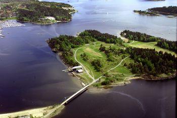 Båtsportens hus sett ovenfra